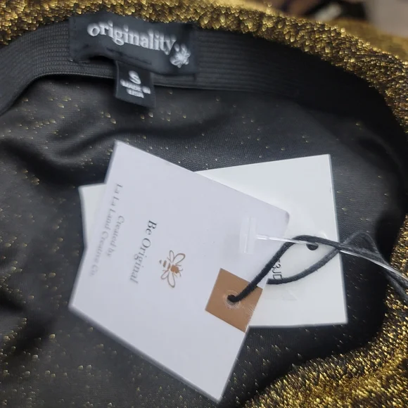 OriginalityGlitzy Side Ruche Glitter Lurex Midi Skirt - Picture 11 of 12